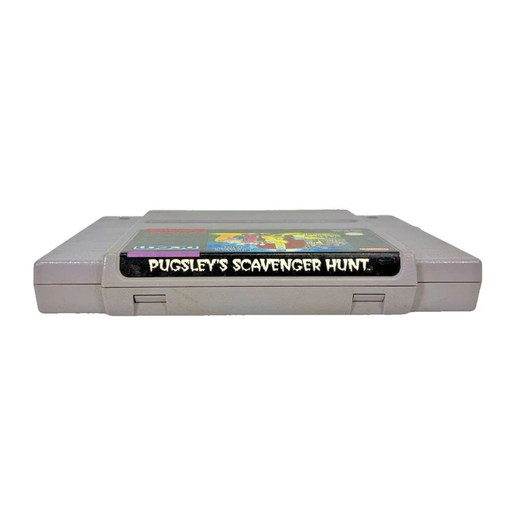 Addams Family: Pugsley's Scavenger Hunt Super Nintendo Authentic 1992 Tested
